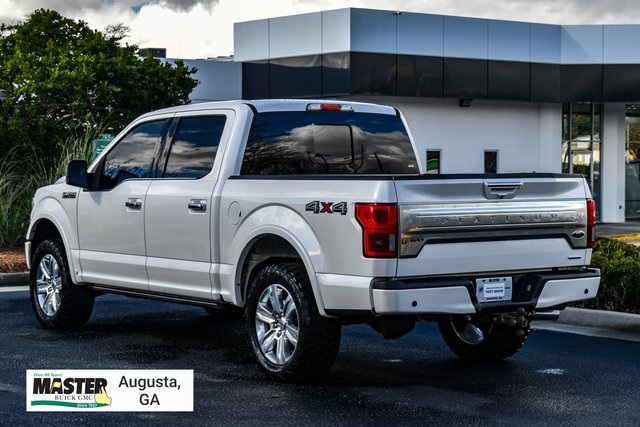 Used 2018 Ford F-150 Platinum with VIN 1FTEW1EG9JFA81482 for sale in Augusta, GA